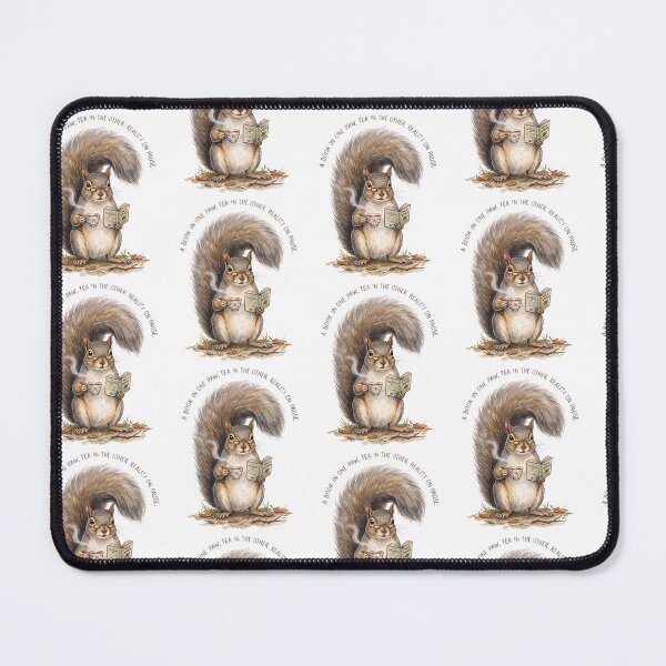 Item preview, Cozy Reading Squirrel designed and sold by Tiffany Roy.