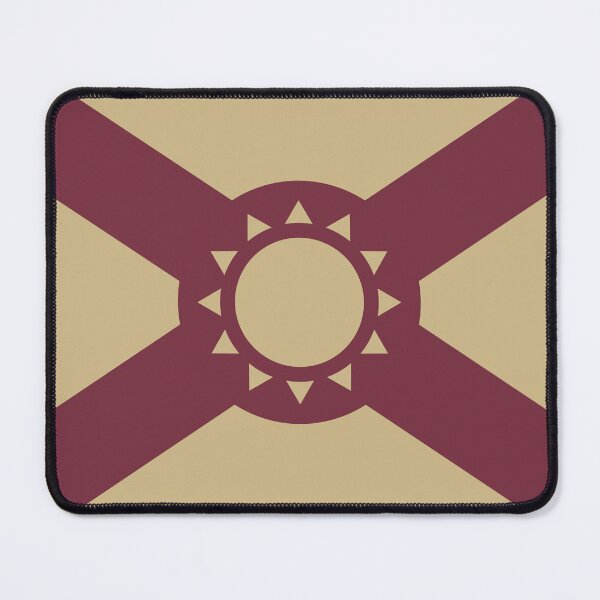 Item preview, Simplified Florida Flag in Garnet and Gold designed and sold by Karate Octopus.