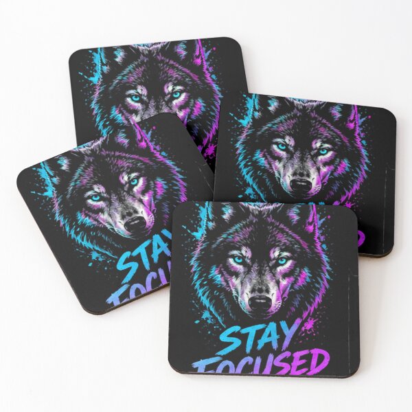 Item preview, Stay Focused – Wolf Motivation T-Shirt designed and sold by WeGotThat.