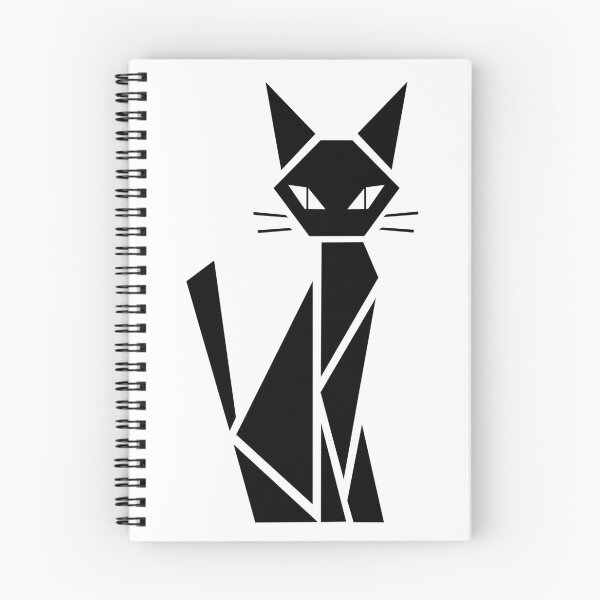 Item preview, Elegant Geometric Black Cat designed and sold by matybrak.