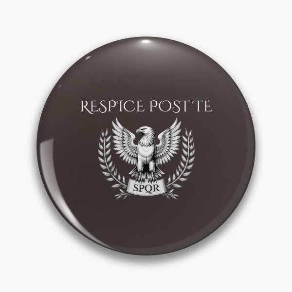 Item preview, Respice Post Te – Look Behind You Latin Phrase, Ancient Classical Mystery Design designed and sold by semenol.