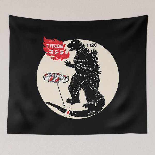 Item preview, Godzilla Tacos designed and sold by ShaniGalloway.