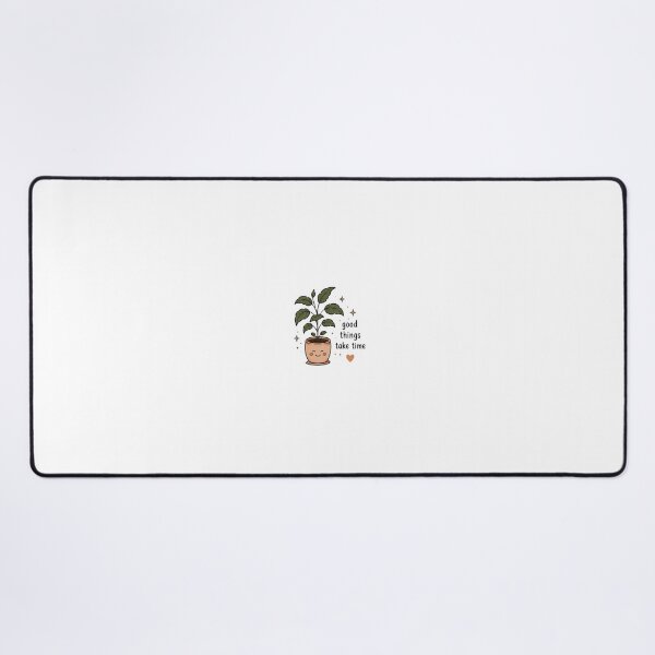 Item preview, Good Things Take Time Plant Sticker | Cute Kawaii Botanical Art designed and sold by PopStickerLab22.