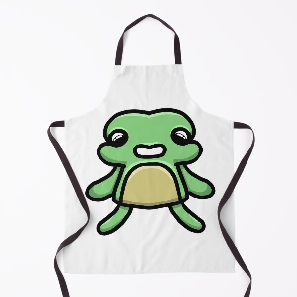 Item preview, Cute Chubby Blob Creature Green – Kawaii Sticker Art designed and sold by davidmalec.