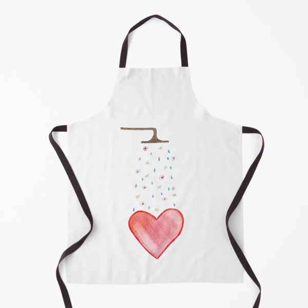 Item preview, Heart Shower Social Media Rain — Hand-Drawn Colored Pencil Art, No AI designed and sold by Liberarteprint.