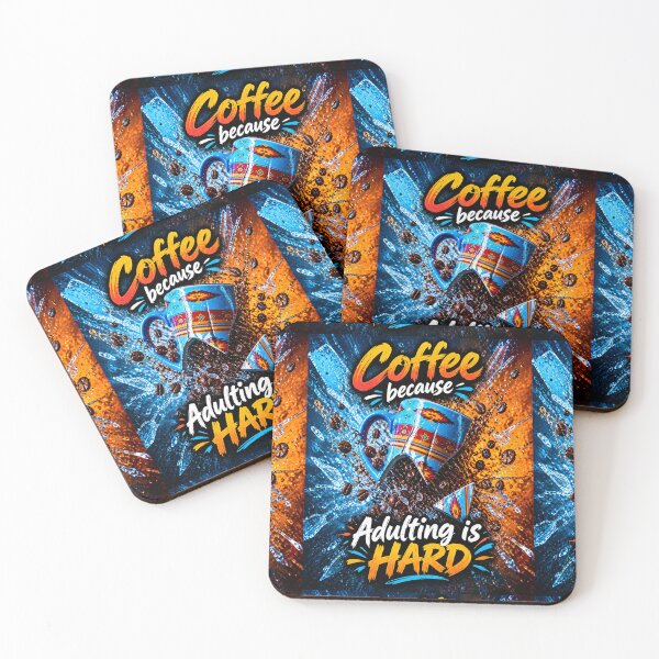 Item preview, Coffee because Adulting is Hard designed and sold by CyndiEpps.