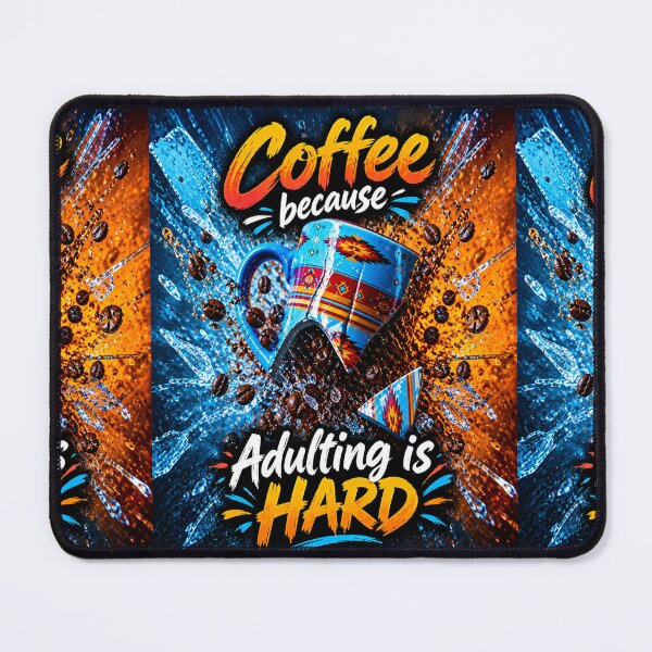Item preview, Coffee because Adulting is Hard designed and sold by CyndiEpps.