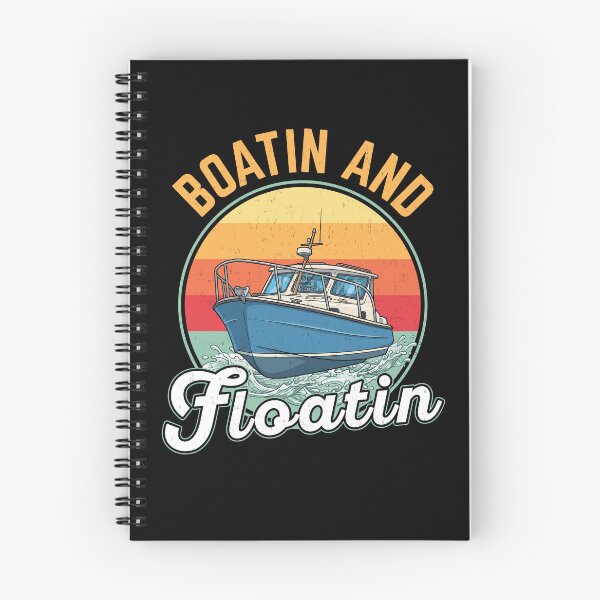 Item preview, Boatin And Floatin Retro Boating Sunset designed and sold by MO DESIGNS.