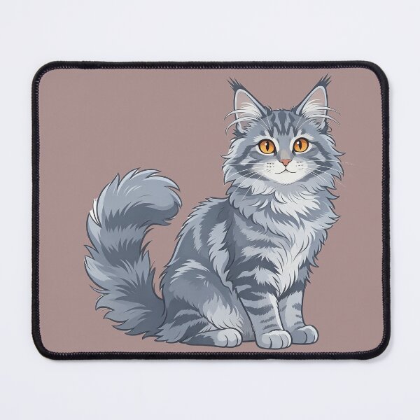 Item preview, Gray tabby cat with golden eyes designed and sold by mixoubraw.