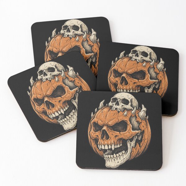 Item preview, Pumpkin-Face-Halloween-Dark designed and sold by world+167.