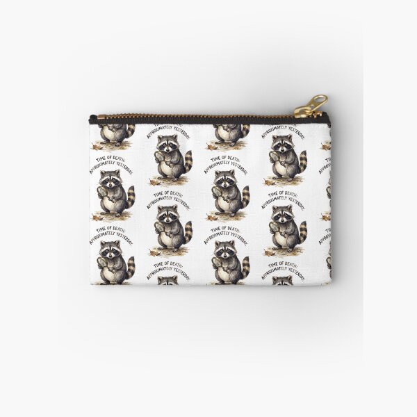 Item preview, Dead Detective Raccoon designed and sold by Tiffany Roy.