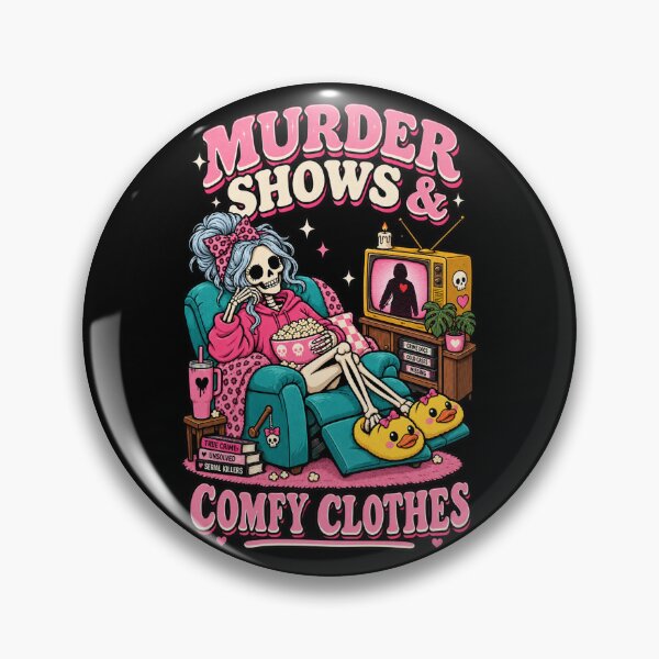 Item preview, Murder Shows And Comfy Clothes designed and sold by RatherCreative.