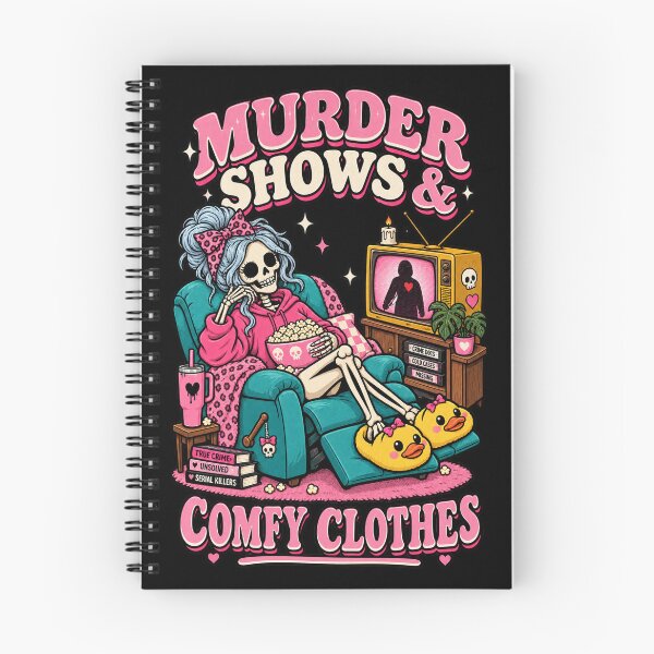 Item preview, Murder Shows And Comfy Clothes designed and sold by RatherCreative.
