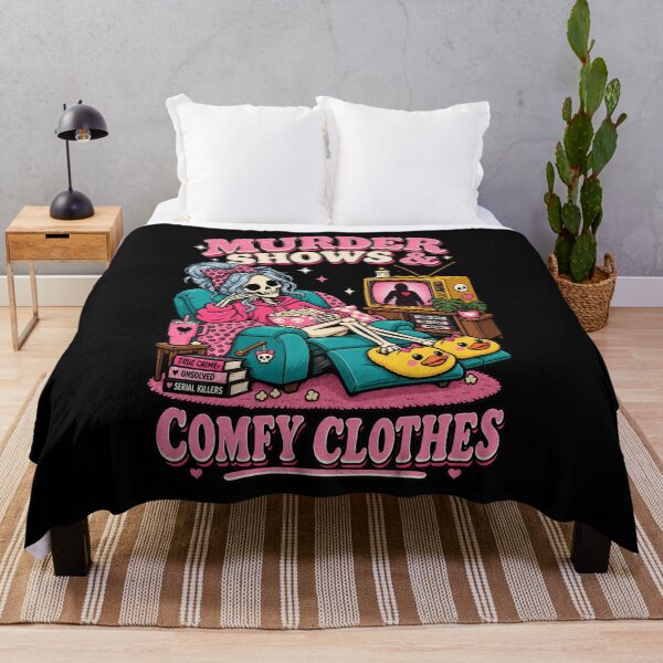 Item preview, Murder Shows And Comfy Clothes designed and sold by RatherCreative.