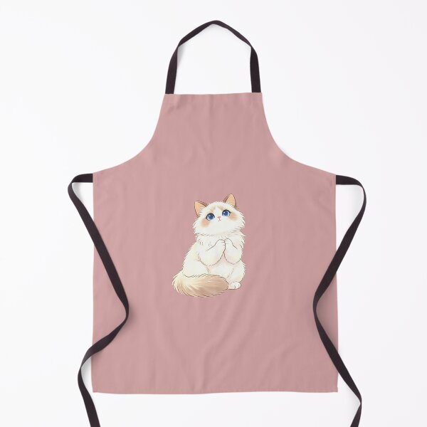 Item preview, Sweet white kitten with blue eyes and a tender pose designed and sold by mixoubraw.