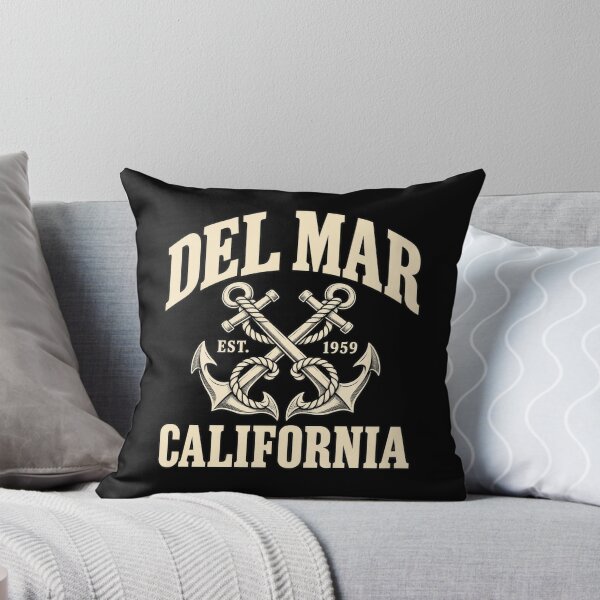 Item preview, Del Mar California Vintage Crossed Boat Anchor Design T-Shirt – Coastal California Gift, Nautical Graphic designed and sold by Trendably.