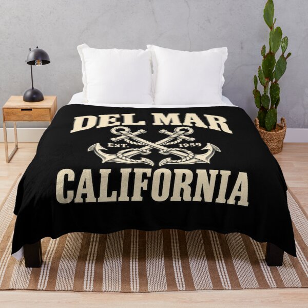 Item preview, Del Mar California Vintage Crossed Boat Anchor Design T-Shirt – Coastal California Gift, Nautical Graphic designed and sold by Trendably.