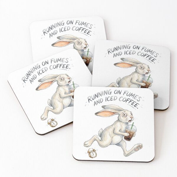 Item preview, Iced Coffee Rabbit designed and sold by Tiffany Roy.