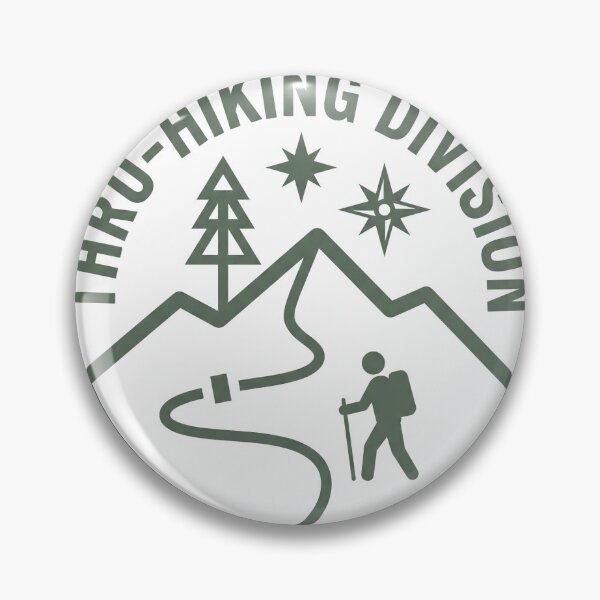 Item preview, Thru-Hiking Division Badge Shirt — Retro Thru-Hiker Gift designed and sold by Type2SupplyCo.