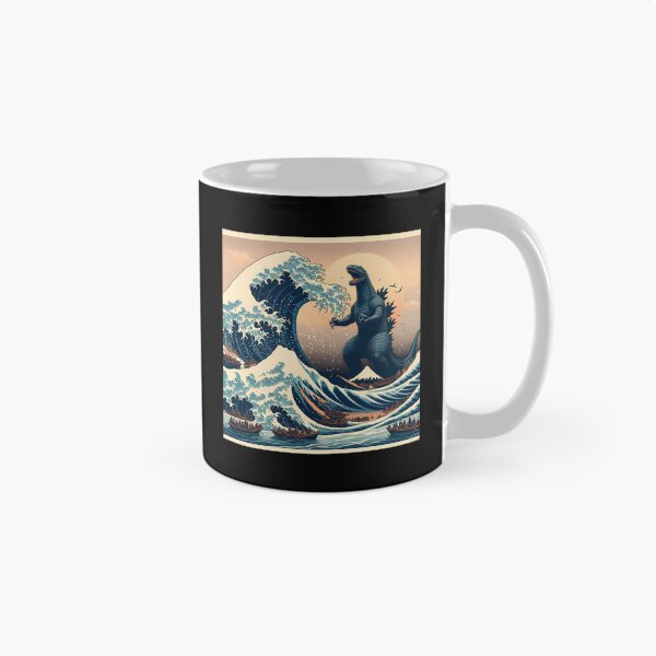 Item preview, Godzilla Kanagawa Wave designed and sold by ShaniGalloway.