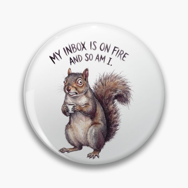 Item preview, Squirrel, Inbox On Fire designed and sold by Tiffany Roy.