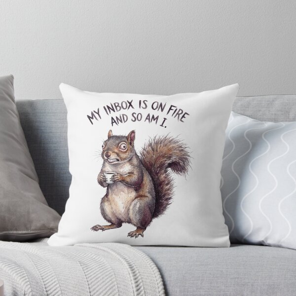 Item preview, Squirrel, Inbox On Fire designed and sold by Tiffany Roy.