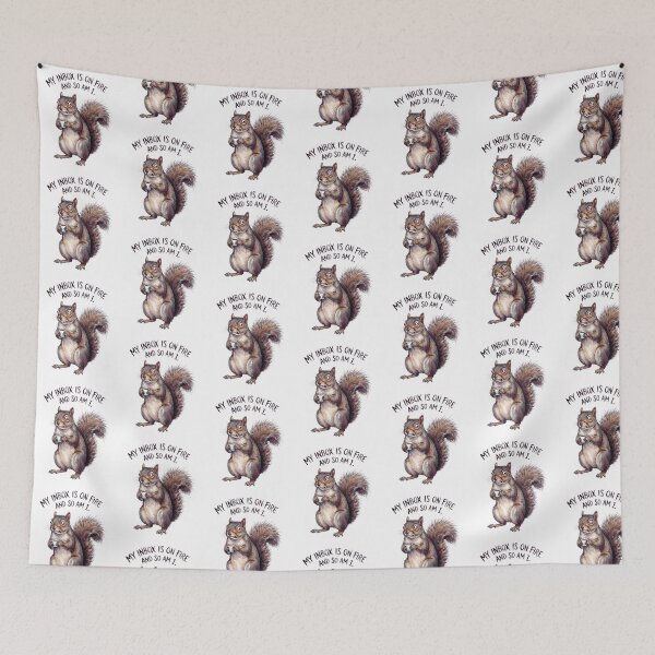 Item preview, Squirrel, Inbox On Fire designed and sold by Tiffany Roy.