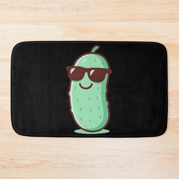 Item preview, Cute Pickle with Sunglasses | Funny Pickle Lover Art designed and sold by Basma Designs | Retro, Kawaii Shirts & Stickers.