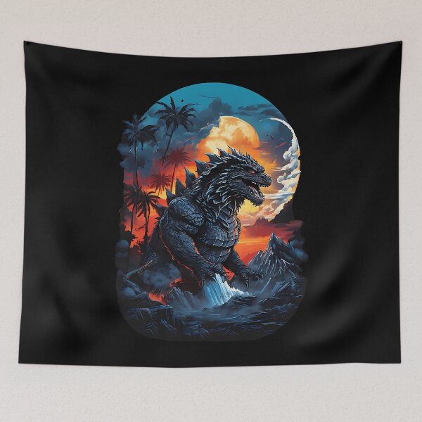Item preview, Godzilla In The Sunset V2 designed and sold by ShaniGalloway.