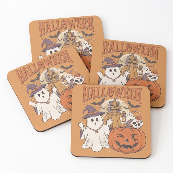 Item preview, Halloween Ghosts, Pumpkin & Witch – Vintage Spooky Halloween designed and sold by Mavie Bloom.