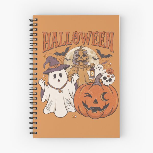 Item preview, Halloween Ghosts, Pumpkin & Witch – Vintage Spooky Halloween designed and sold by TeeBlooms.