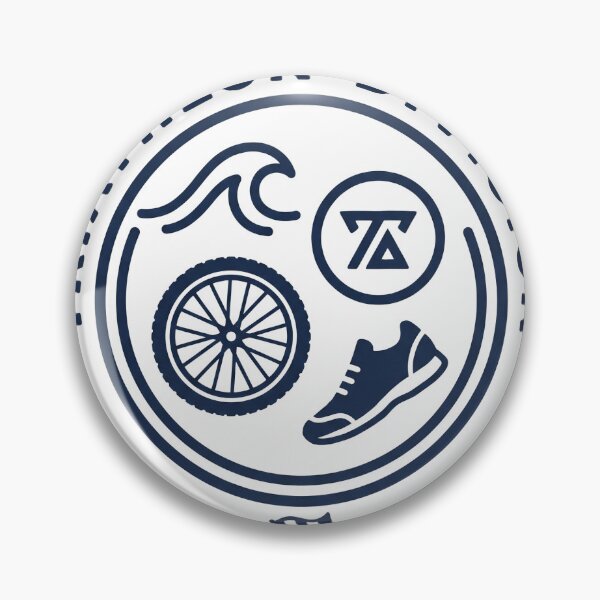 Item preview, Triathlon Division Badge Shirt — Retro Triathlete Gift designed and sold by Type2SupplyCo.