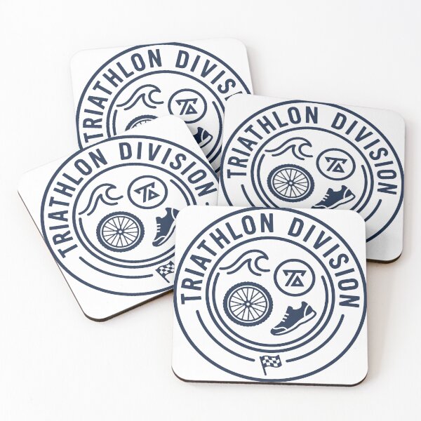 Item preview, Triathlon Division Badge Shirt — Retro Triathlete Gift designed and sold by Type2SupplyCo.