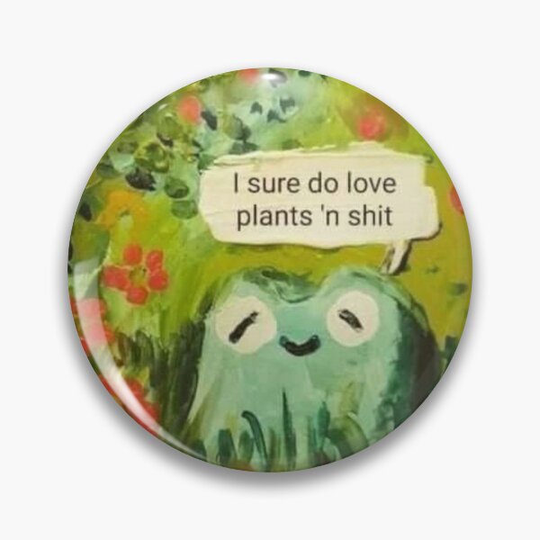 Item preview, Happy Frog Who Loves Plants Sitting in a Meadow Cursing Painting Art designed and sold by MakersFolly.
