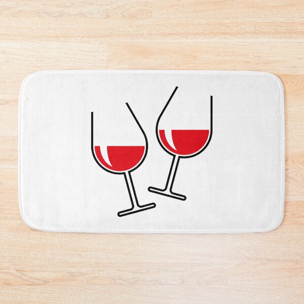 Item preview, 2 Toasting Red Wine Glasses (Bulbous / Open) designed and sold by MrFaulbaum.