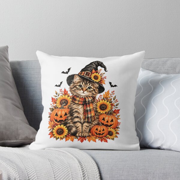 Item preview, Halloween Witch Cat designed and sold by Steele-Art.