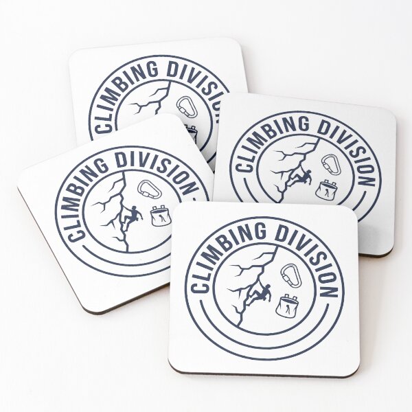 Item preview, Climbing Division Badge Shirt — Retro Climbing Gym Gift designed and sold by Type2SupplyCo.