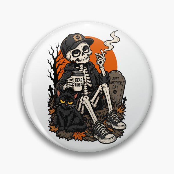 Item preview, Dead Tired Skeleton Coffee – Dark Humor designed and sold by Weasel Graphix.