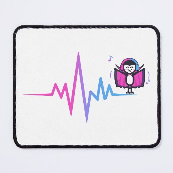 Item preview, Bleh on the Beat Cute Vampire With Headphones designed and sold by FMV FIT Radio Store.