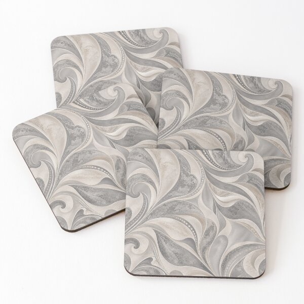 Item preview, Elegant Grey Paisley – Neutral Luxury Ornamental Pattern designed and sold by HO•Designs.