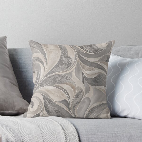 Item preview, Elegant Grey Paisley – Neutral Luxury Ornamental Pattern designed and sold by HO•Designs.