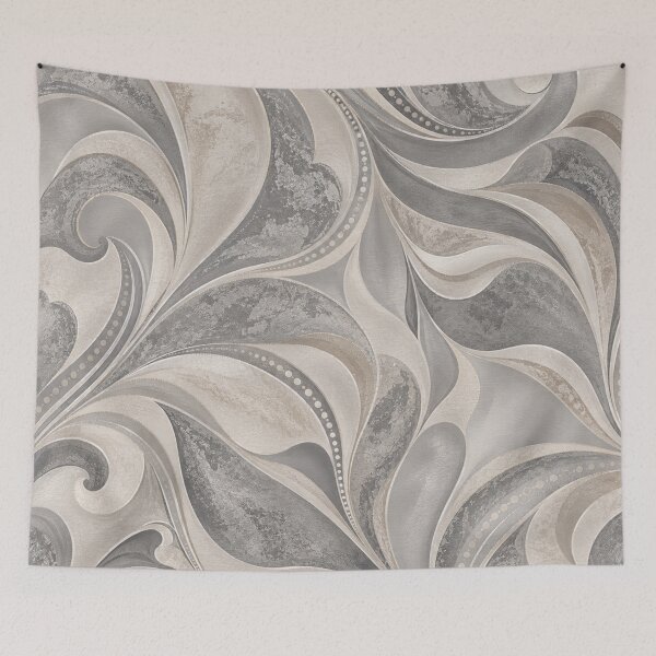 Item preview, Elegant Grey Paisley – Neutral Luxury Ornamental Pattern designed and sold by HO•Designs.