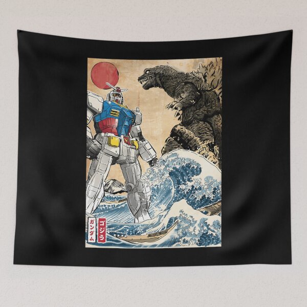 Item preview, King Of Monsters Vs Gundam designed and sold by ShaniGalloway.