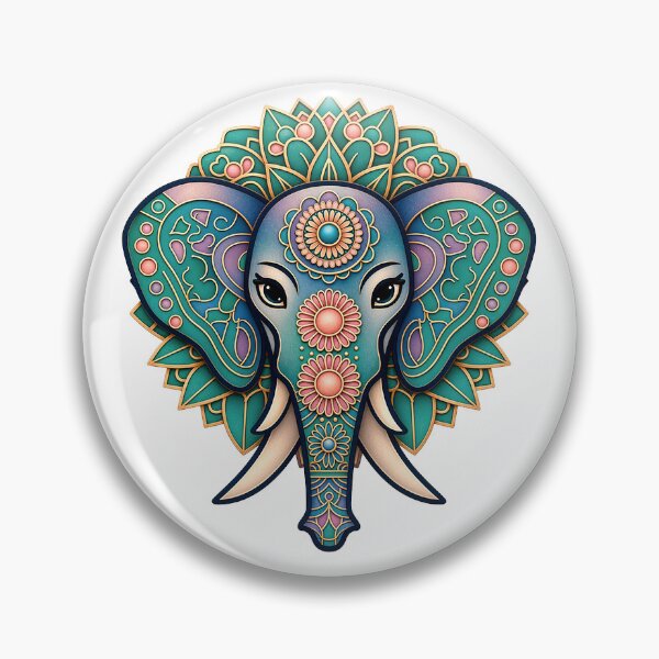 Artikelvorschau, Mandala Elefant entworfen und verkauft von EddieOliver.