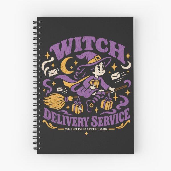 Item preview, Vintage Witch Delivery Service designed and sold by CamaleonDesigns.