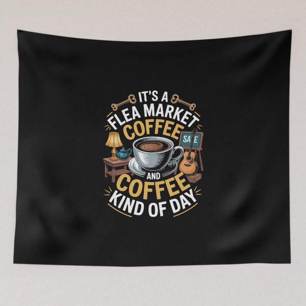 Item preview, Flea Market Coffee Day designed and sold by jkrphoto.