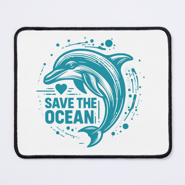 Item preview, Save the ocean beautiful dolphin classic t-shirt designed and sold by Knowvhere.