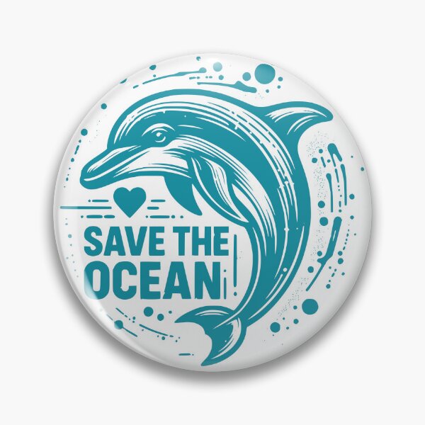 Item preview, Save the ocean beautiful dolphin classic t-shirt  designed and sold by Knowvhere.
