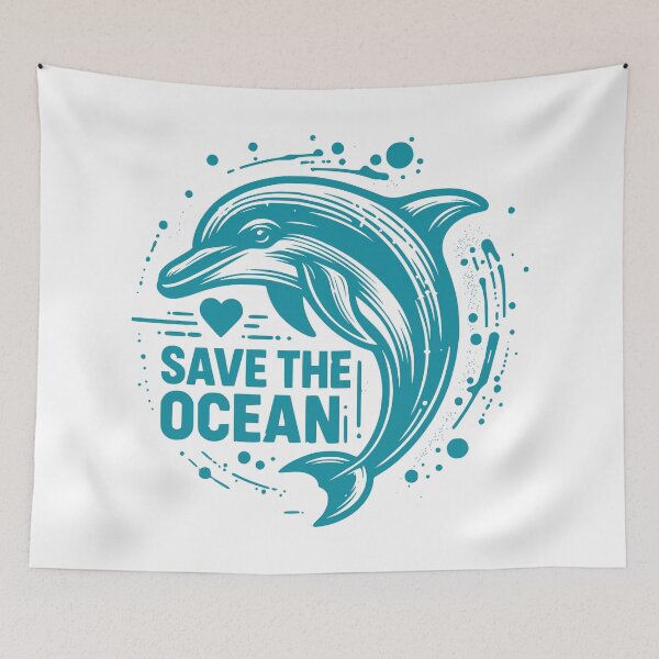 Item preview, Save the ocean beautiful dolphin classic t-shirt  designed and sold by Knowvhere.