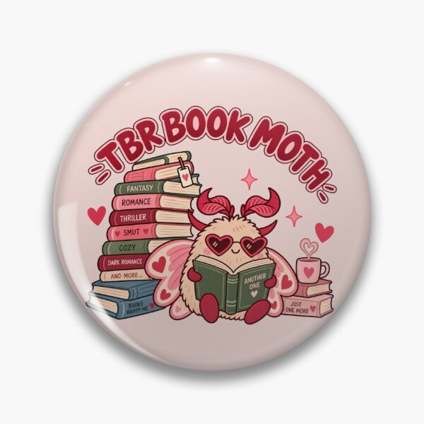 Item preview, TBR Book Moth – Funny To Be Read Pile Book Lover designed and sold by SnugbugStudios.
